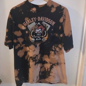 Harley Davidson Bleached Distressed T-Shirt
